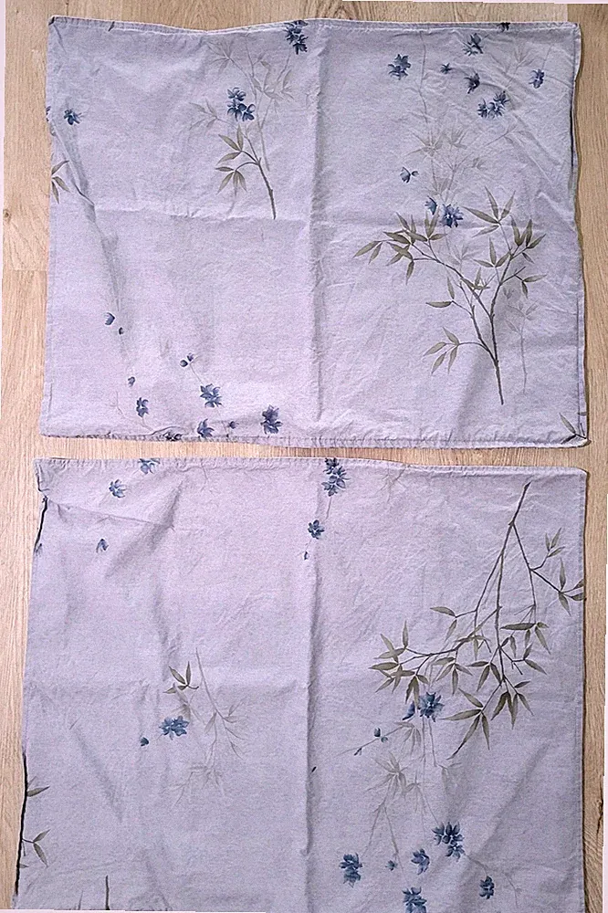 2 Calvin Klein Dusk Wildflower Standard Pillow Shams Pillowcases