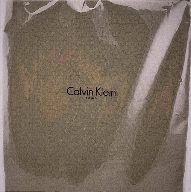 $275 CALVIN KLEIN HOME PRAIRIE DELTA KING COVERLET BLANKET BEDCOVER FAWN BROWN
