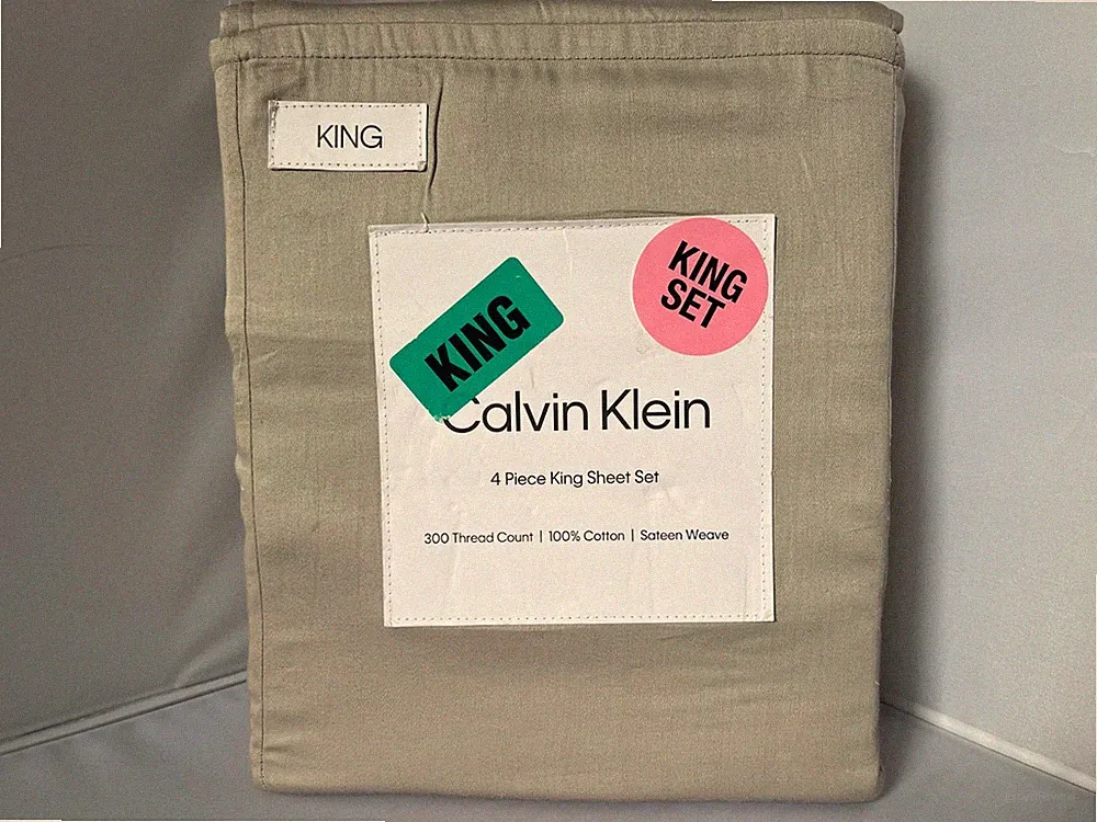 calvin klein bedding king