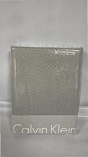 Calvin Klein Asscher Presidio Standard Sham Pillow Sham New