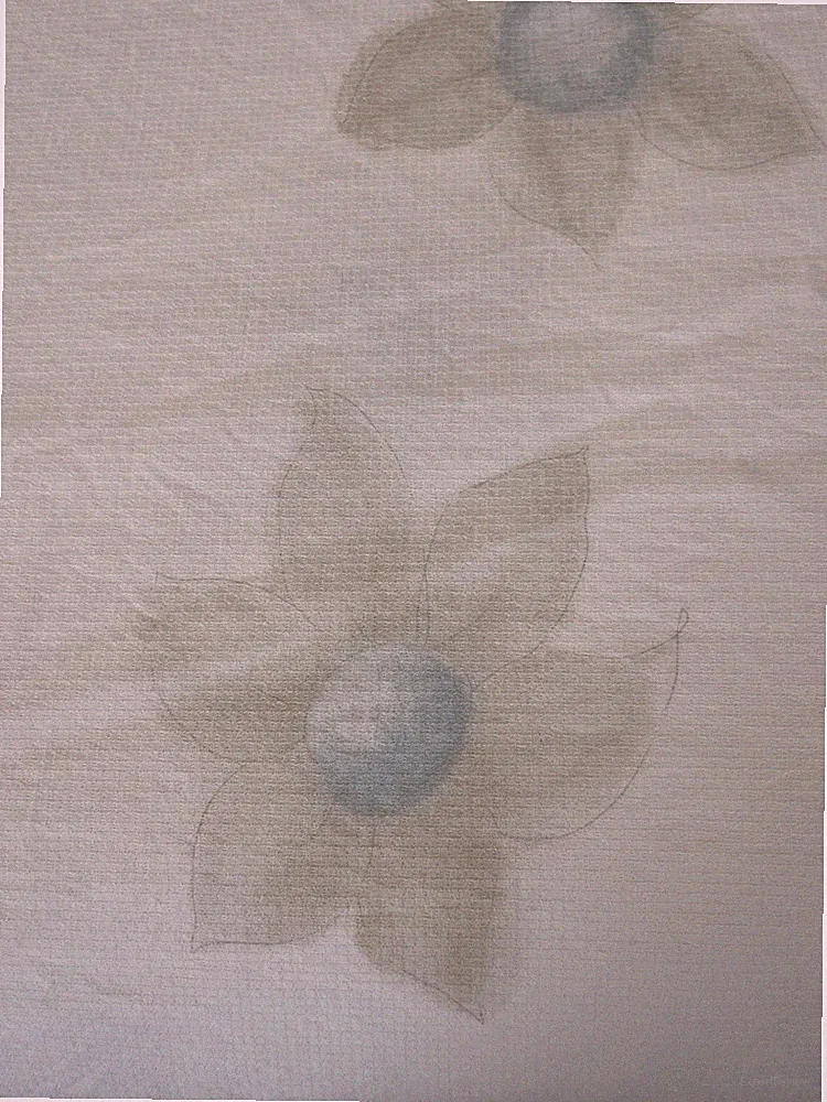 Calvin Klein Delicate Flowers On Cream FULL Duvet Cover Rare Find 80x86”