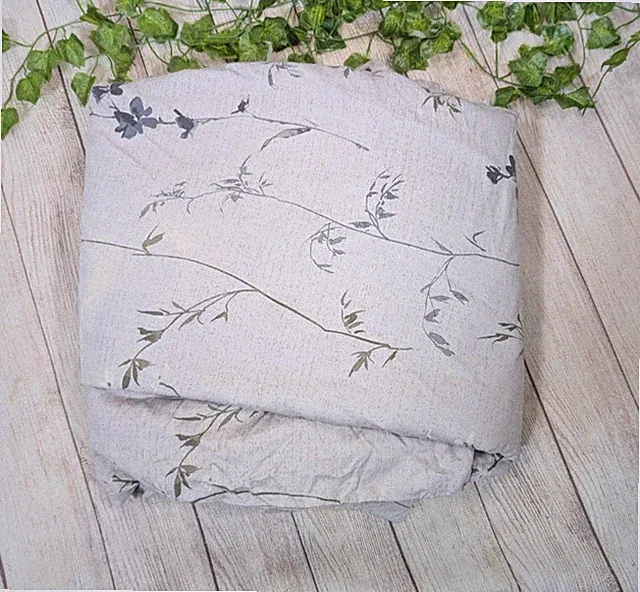 Calvin Klein DUSK WILDFLOWER Flowers QUEEN SIZE Duvet Cover Blue