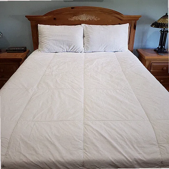 Calvin Klein Duvet Insert King White Cotton Down Alternative Hotel Comforter