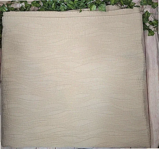 CALVIN KLEIN HOME COLLECTION Exclusive At Nordstrom 100% Cotton Brown Quilt Q/K