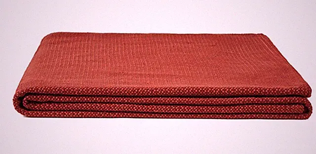 Calvin Klein Home Field Madder Chenille Dot Queen Coverlet
