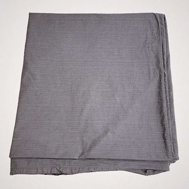 Calvin Klein Home Grey Thin Stripe Duvet Cover Full/Queen 100% Cotton EUC
