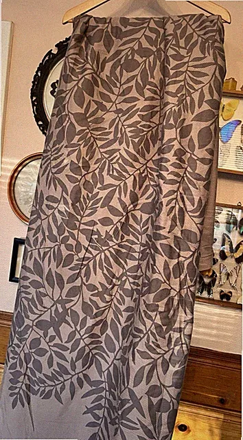 CALVIN KLEIN Madeira Leaf queen Duvet Cover Bamboo bedding leaves