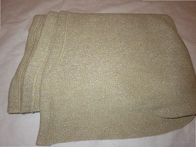 Calvin Klein Metallic throw blanket New
