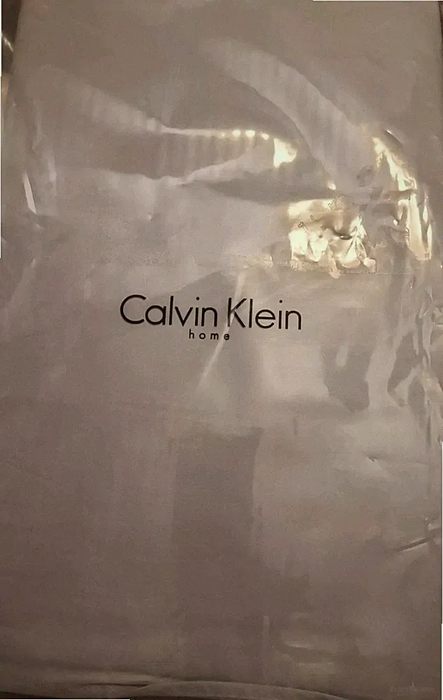 RARE CALVIN KLEIN BAMBOO FLOWERS HYACINTH SOLID KING BEDSKIRT Bed Skirt