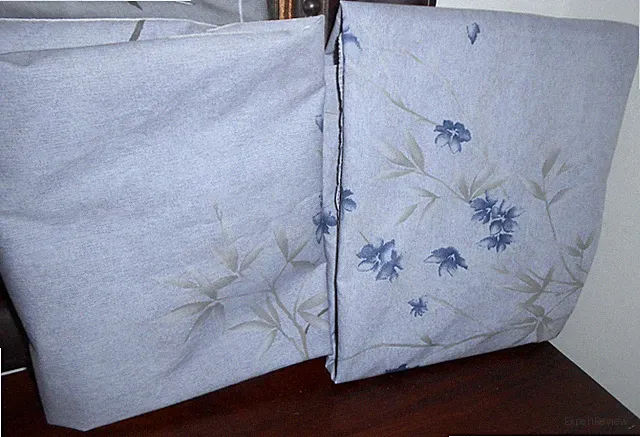 Set of 2 CALVIN KLEIN BAMBOO FLOWERS STANDARD Shams Cotton~Lovely Preowned Rare!